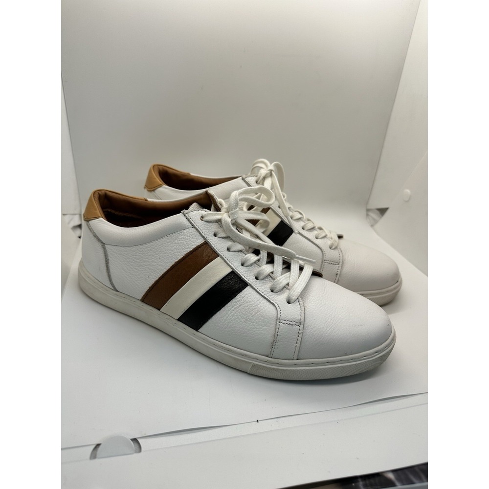 Allen Edmonds "COURTSIDE" SIGNATURE Sneakers 9.5 D White DISCOUNTED EUC!‎